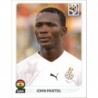 Venta Cromo de John Pantsil Ghana Album Panini South Africa 2010