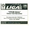 Vitor Baia Barcelona Ediciones Este 1997-98
