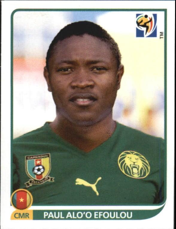 Panini Sticker Fußball WM 2010 Nr 407 Paul Alo´o Efoulou Cameroun NEU Worldcup 