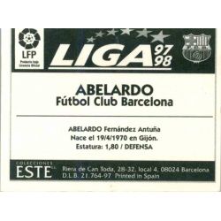 Abelardo Barcelona Ediciones Este 1997-98