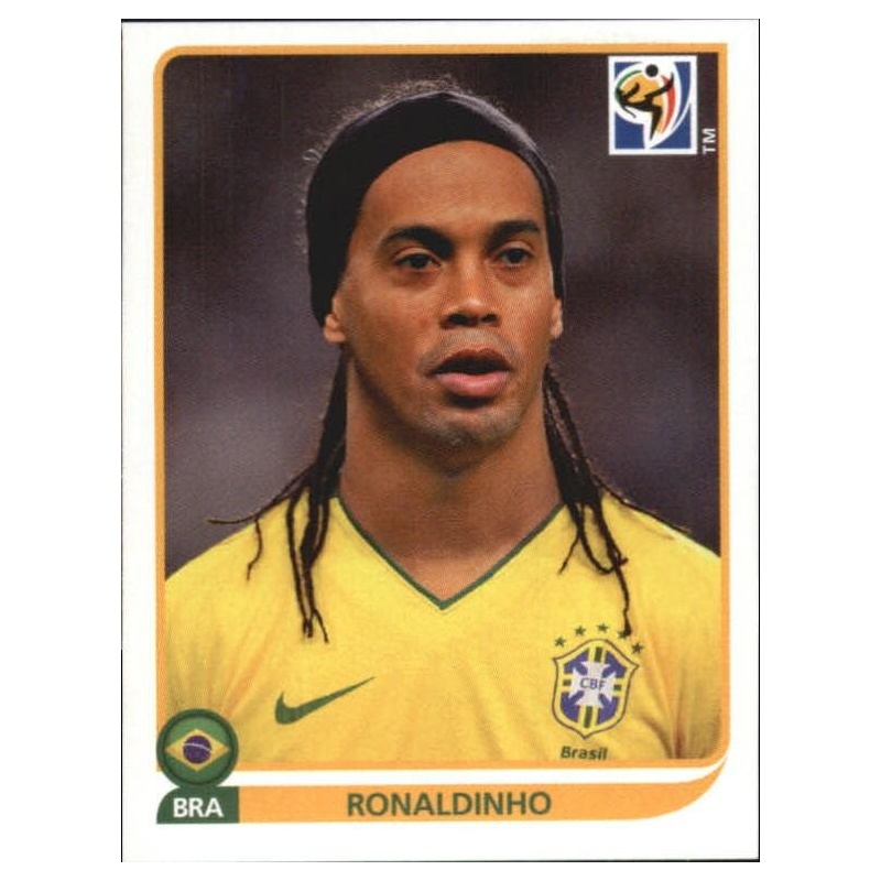 Ronaldinho Panini World Cup 2010 