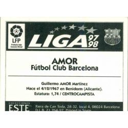 Amor Barcelona Ediciones Este 1997-98