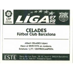 Celades Barcelona Ediciones Este 1997-98