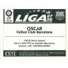 Oscar Barcelona Ediciones Este 1997-98