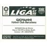 Giovanni Barcelona Ediciones Este 1997-98