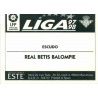 Escudo Betis Ediciones Este 1997-98