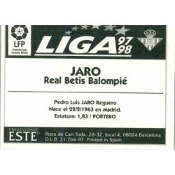 Jaro Betis Baja Ediciones Este 1997-98