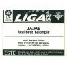 Jaime Betis Ediciones Este 1997-98