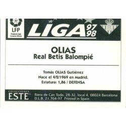 Olias Betis Ediciones Este 1997-98