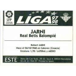 Jarni Betis Ediciones Este 1997-98