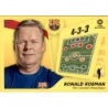 Comprar Cromo Ronald Koeman Entrenador Barcelona Cromos Liga Este 21-22