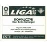 Kowalczyk Betis Ediciones Este 1997-98