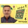 Venta Cromo de Fran Escribá Entrenador Elche Panini Liga Este 2021-22
