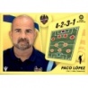 Venta Cromo de Paco López Entrenador Levante Liga Este 21 22