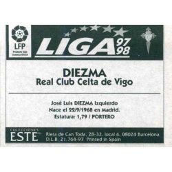 Diezma Celta Vigo Ediciones Este 1997-98