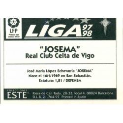 Josema Celta Vigo Ediciones Este 1997-98