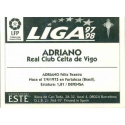 Adriano Celta Vigo Ediciones Este 1997-98