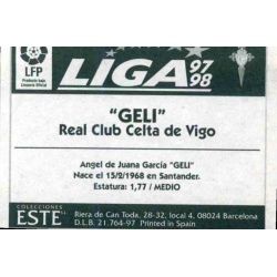 Geli Celta Vigo Ediciones Este 1997-98