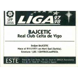 Bajcetic Celta Vigo Baja Ediciones Este 1997-98
