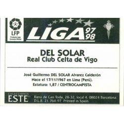 Del Solar Celta Vigo Ediciones Este 1997-98