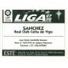 Sanchez Celta Vigo Ediciones Este 1997-98