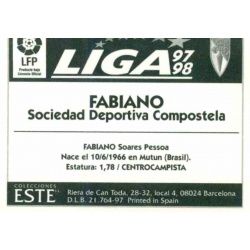 Fabiano Compostela Ediciones Este 1997-98