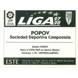 Popov Compostela Ediciones Este 1997-98