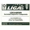 Lekumberri Compostela Ediciones Este 1997-98