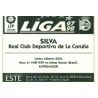 Carlos A. Silva Deportivo Coruña Ediciones Este 1997-98