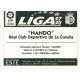 Nando Deportivo Coruña Ediciones Este 1997-98