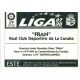 Fran Deportivo Coruña Ediciones Este 1997-98