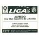 Alfredo Deportivo Coruña Ediciones Este 1997-98
