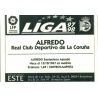 Alfredo Deportivo Coruña Ediciones Este 1997-98