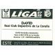 David Deportivo Coruña Ediciones Este 1997-98