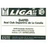 David Deportivo Coruña Ediciones Este 1997-98