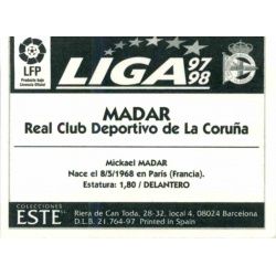 Madar Deportivo Coruña Ediciones Este 1997-98