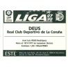 Deus Deportivo Coruña Ediciones Este 1997-98