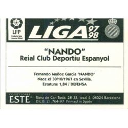 Nando Espanyol Ediciones Este 1997-98