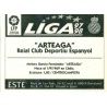 Arteaga Espanyol Ediciones Este 1997-98