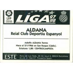 Aldana Espanyol Ediciones Este 1997-98