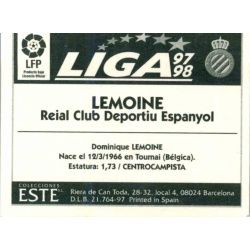Lemoine Espanyol Ediciones Este 1997-98