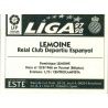 Lemoine Espanyol Ediciones Este 1997-98