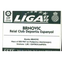 Brnovic Espanyol Ediciones Este 1997-98