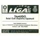 Tamudo Espanyol Ediciones Este 1997-98