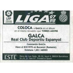 Galca Espanyol Coloca Ediciones Este 1997-98