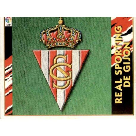 Escudo Sporting Gijon Ediciones Este 1997-98