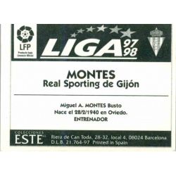 Miguel Montes Sporting Gijon Ediciones Este 1997-98