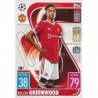Trading Cards Mason Greenwood Manchester United Match Attax Champions League 2021/22