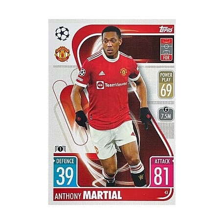 Anthony Martial Manchester United 43