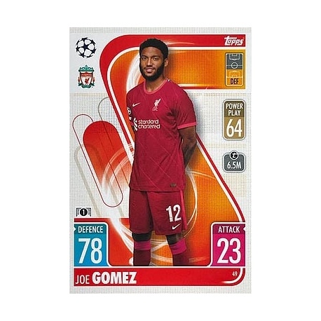 Joe Gómez Liverpool 49